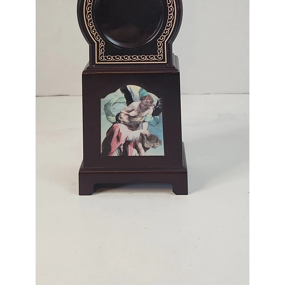 Vintage 1980s Chester Quartz Mini Grandfather Clock Works Plastic‎ No Pendulum